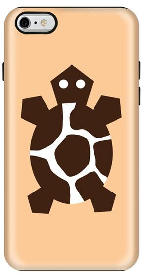 Stylizedd Apple iPhone 6 Plus Premium Dual Layer Tough case cover Matte Finish - Tribal Turtle