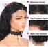 European and American wigs Women's short curly hair gradient rose net wig set