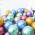 10Pcs Chrome Metallic Latex Balloons - Mixed Colours