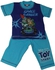 4155 Set of 2 Pieces Outfit for Boys - Navy Blue and Light Blue, 12 - 18 Months