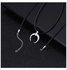 925 Sterling Silver Cresent Choker Necklace