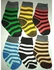 Fashion Boy's & Girl's Striped Socks For Kids - Pack Of 6