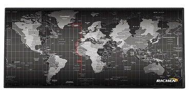 World Map Design Gaming Mouse Pad 80x30x0.3cm