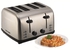 Black & Decker Pop Up Toaster - Silver, ET304-B5
