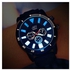 Black LED Light Waterproof Quartz Wrist Watch With Silicon Band - Black.