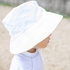 i play. by green sprouts unisex-baby Bucket Sun Protection Hat,White,9/18mo