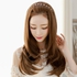Fashion lovely long involute level half wigs for ladies light brown B5029