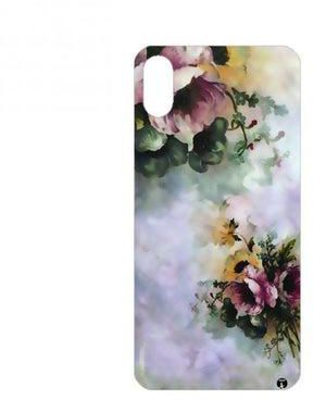 Printed Back Phone Sticker For IPHONE X MAX beautiful flowers