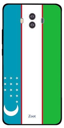 Thermoplastic Polyurethane Skin Case Cover -for Huawei Mate 10 Uzbekistan Flag Uzbekistan Flag