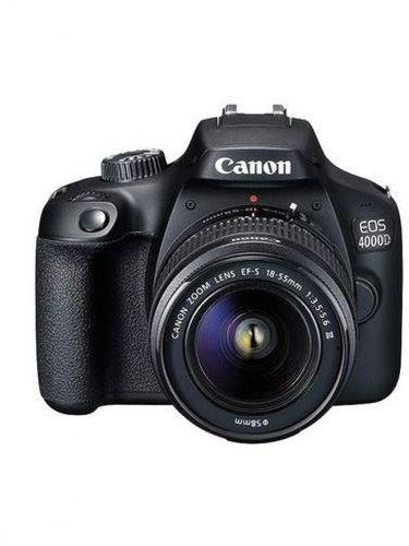Canon EOS 4000D DSLR Camera And EF-S 18-55 Mm Lens - Black