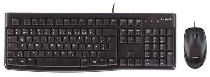 Logitech Mk120 Wired Desktop Mouse And Keyboard Combo