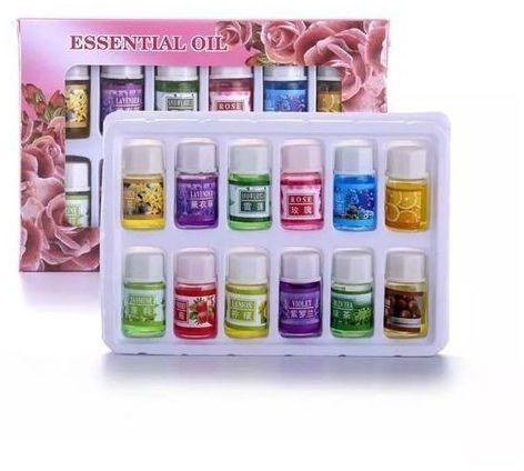 12pc/Set Body Beauty Essential Oil Water Soluble For Humidifier Air Purifier
