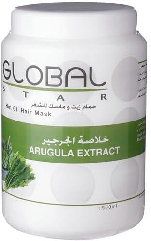 Global Star Arugula Extract Hot Oil Hair Mask, 1.5 Litre, Multicolour