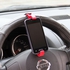 Car steering wheel mobile holder
