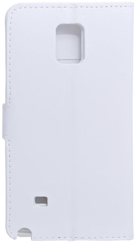 Samsung Note 4 Magnetic Lock Flip Case Cover - White