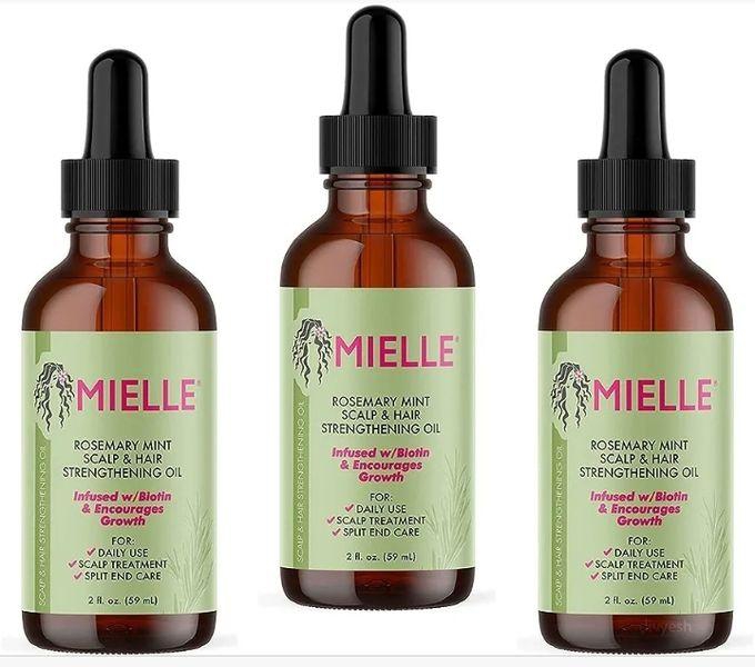 Mielle Rosemary Mint Scalp & Hair Strengthening Oil. - (3pcs)