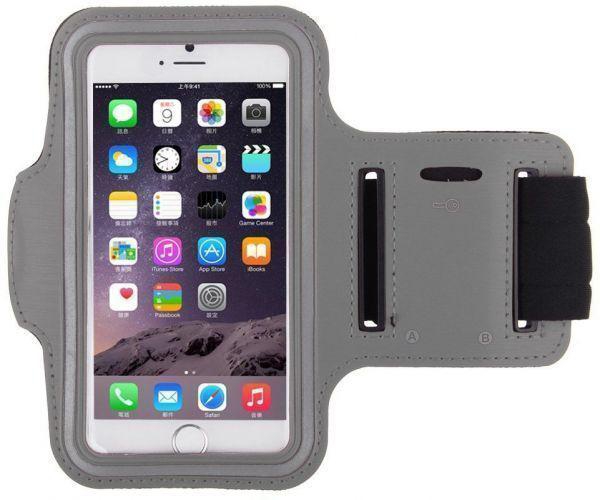Grey Sports Running Jogging Gym Armband Arm Band Case Cover Holder for iPhone 6 4.7inch