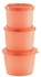 Tupperware Kit Cup Set (Orange)