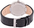 Cacharel Women's Black Dial Casual Watch Leather Strap - CLD 006/AA