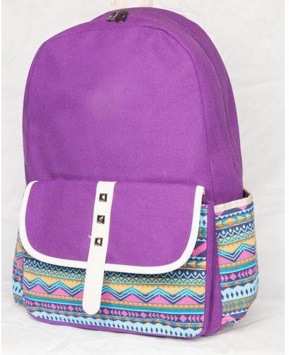 Generic Backpack Bag - Purple
