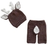 Pinbo Newborn Baby Photography Prop Crochet Knitted Deer Hat Pants