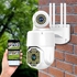 1080P WIFI PTZ IP Camera Dual Lens IR Cam Wireless Zoom CCTV Surveillance Home Security Camera