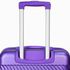 Senator Hard Case Medium Suitcase Luggage Trolley For Unisex ABS Lightweight Travel Bag with 4 Spinner Wheels KH1065 Highlight Purple
