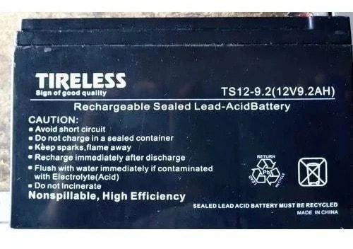 Tireless Ups Rechargeable Battery - 12v-9.2ah