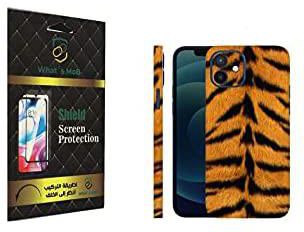 For iphone 12 mini back full skin Animals Tiger soft felling Hd print by whats mob (Not Cover)