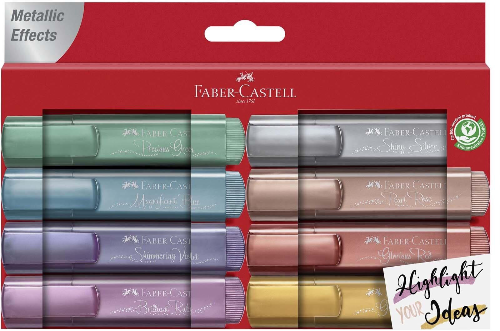 Faber-Castell Textliner Metallic Highlighter Multicolour 8 PCS