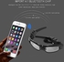 Wireless Music Bluetooth Sunglasses Headset Headphone with Stereo Handsfree for iPhone 5S 6 Plus, Samsung Galaxy S3 S4 S5, HTC, LG and All Smart Phones or PC Tablets+Replaceable 3 Pair Lens