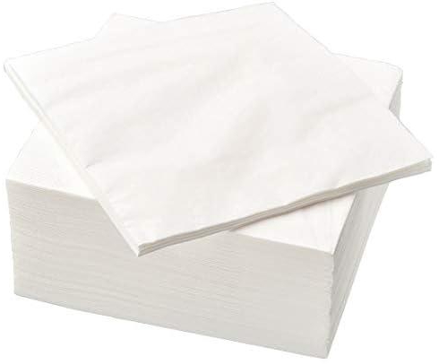 Ikea Fantastisk Paper Napkin (White, 40x40cm) - Pack of 100 Pieces