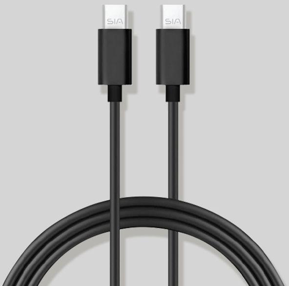 Sia 3.0A USB-C To USB-C Fast Charge & Sync Cable