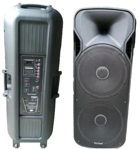 Rechargeable Public Address System With Bluetooth - 2 Microphones - Usb Mp3 Speaker