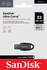 Sandisk 32GB Ultra Curve 3.2 Flash Drive 100MB/s SDCZ550 032G G46, Black