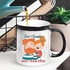 FUNKY STORE Ceramic, Magic Coffee Mug of 11oz As Fathers-Day Gifts, Dad and Daughter Best Team Ever Printed (Multicolour)