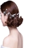 مجموعة دبابيس شعر للتزيين مكونة من 3 قطع أبيض