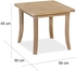 طاولة جانبية خشب أكاسيا أشمور (50 × 50 × 45 سم)