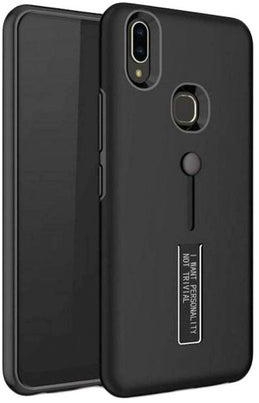 Protective Case Cover With Finger Holder For Samsung Galaxy A30 Black
