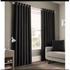 BLACK Curtain (2Panels) + 1m FREE SHEER