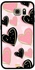 غطاء حماية واقٍ لهاتف سامسونج جالاكسي S6 قلوب