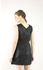 Ravin Sheath Leather Dress - Black