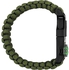 TrekEaze Survival Paracord Bracelet - Black Emergency Whistle Hiking Compass Camping Fire Starter Kit Tactical Bracelet