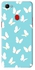 Matte Finish Slim Snap Basic Case Cover For Oppo F7 Fluttering Butterfly