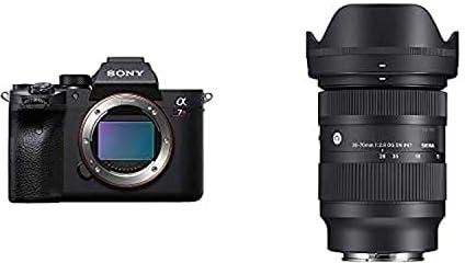 Sony Alpha 7R IV Full-frame Mirrorless Interchangeable Lens Camera, 61MP, Black, ILCE-7RM4A with Sigma 28-70mm F2.8 DG DN Contemporary for Sony E-Mount cameras