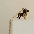 Necklace 3D Lion Titanium Steel - Plated18K Rose Gold