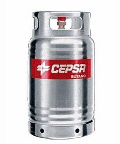 Cepsa 12.5kg Stainless Light Weighted Gas Cylinder