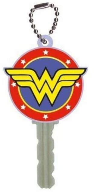 Wonder Woman Logo Soft Touch PVC Key Holder