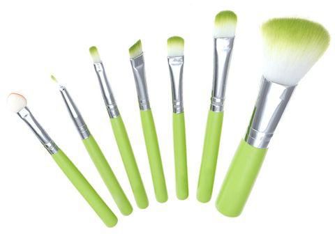 Generic Eastman 7Pcs Makeup Brush Green Stylish