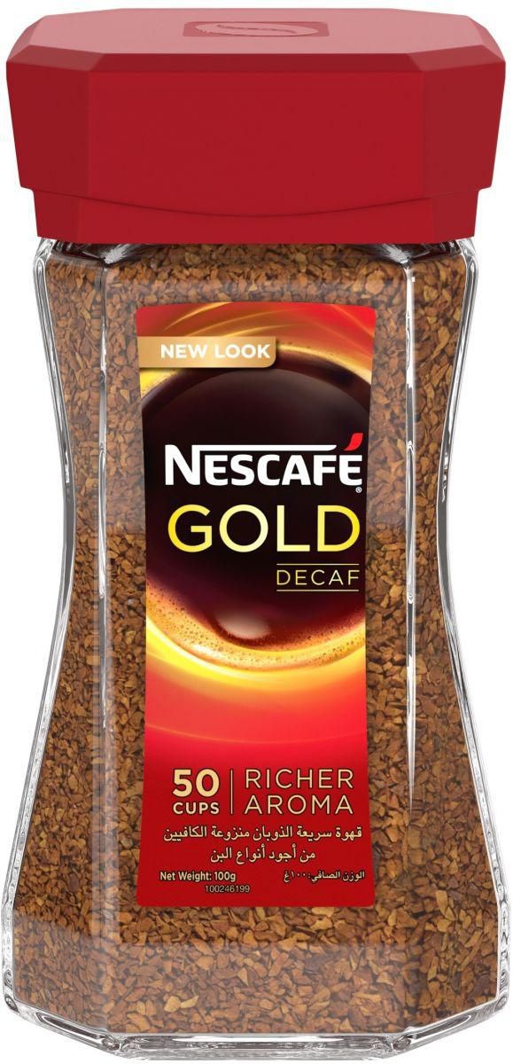 Nescafe Gold Decaf Instant Coffee, 100g